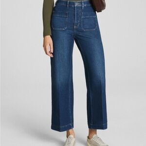 SPANX Dark Blue Flare Jeans